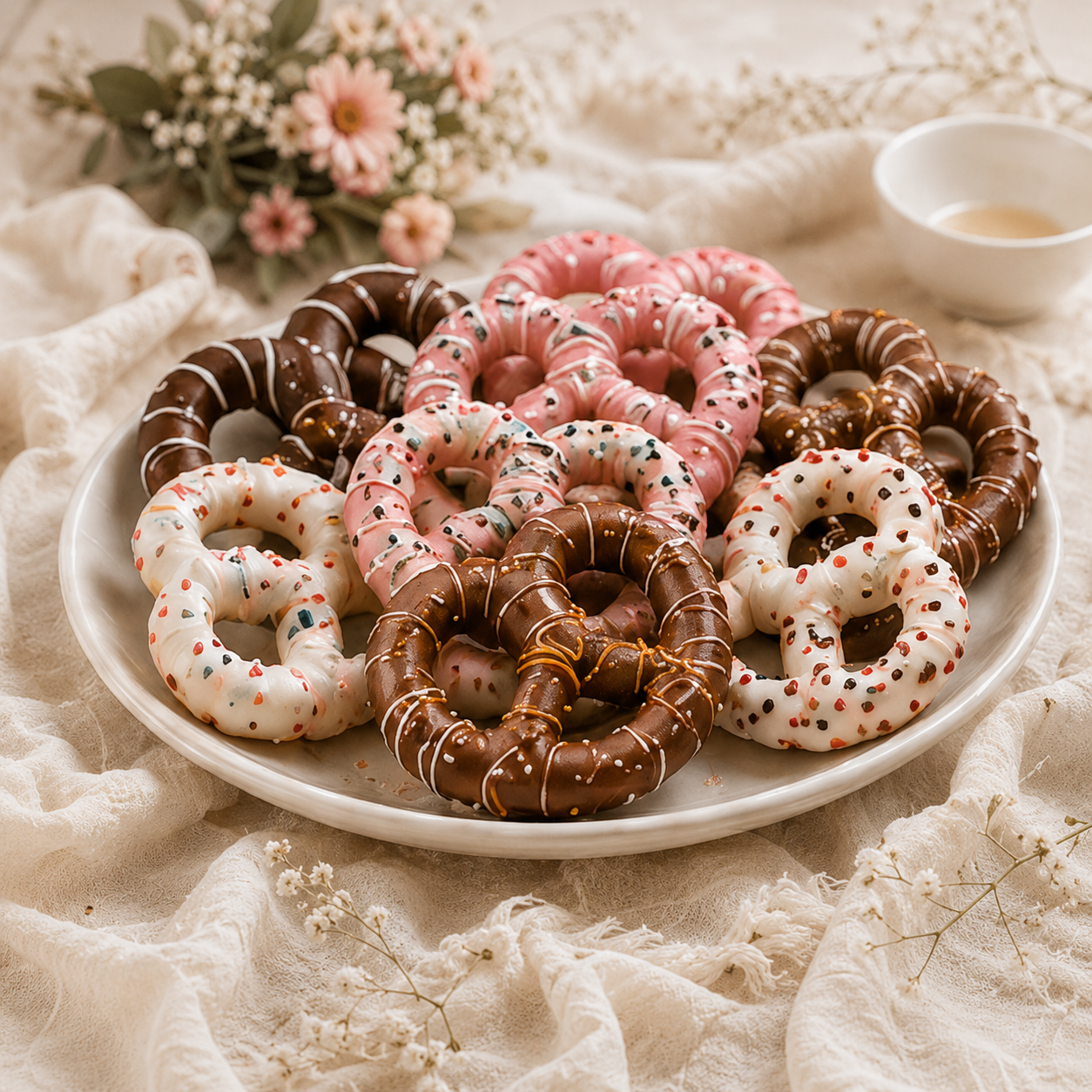Dipped Pretzels