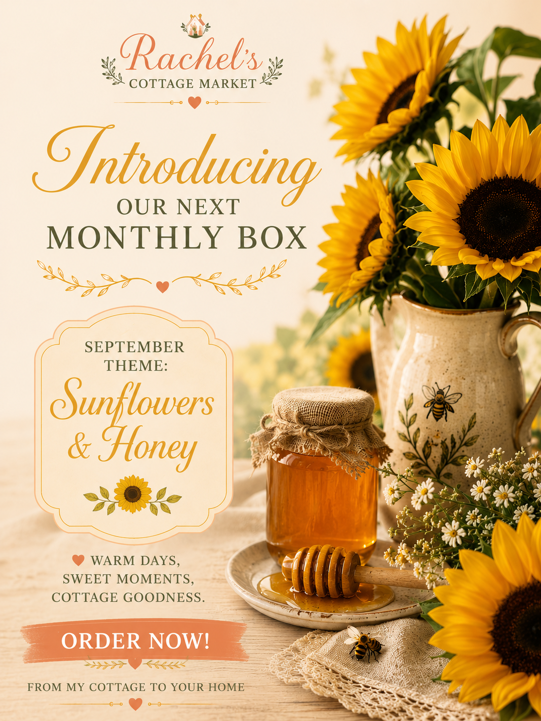 September Sunflower Harvest Box