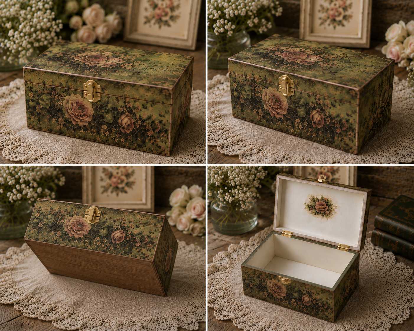The Heirloom Rose Keepsake Box