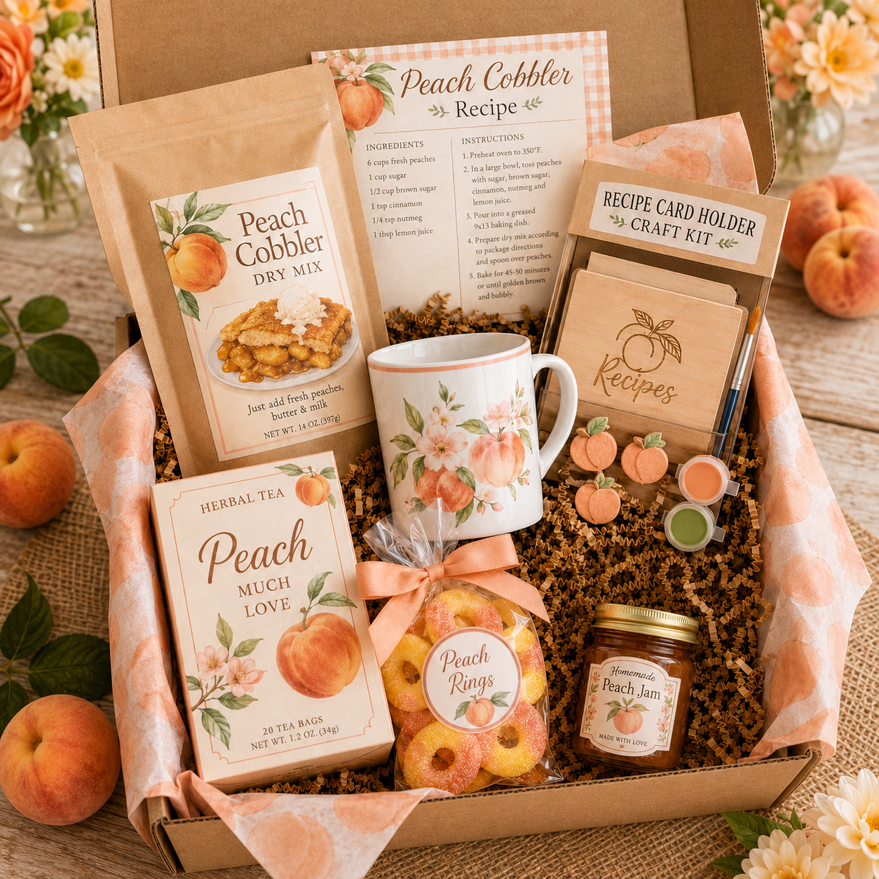 August Peach Box